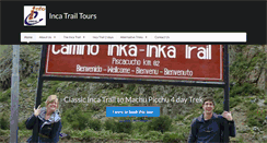 Desktop Screenshot of incatrailtours.com