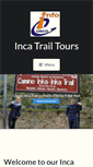 Mobile Screenshot of incatrailtours.com